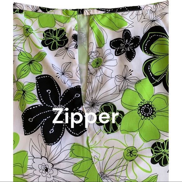 JULIE MITCHELL URBAN COLLECTION FIT & FLARE FLORAL SKIRT.  WOMEN’S SZ 16 - Picture 4 of 6